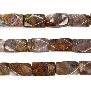 PIETERSITE FACETED CUTTING NUGGET 8X14MM